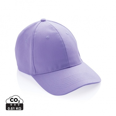 Logo trade corporate gifts picture of: Impact 6 panel 280gr Recycled cotton cap with AWARE™ tracer