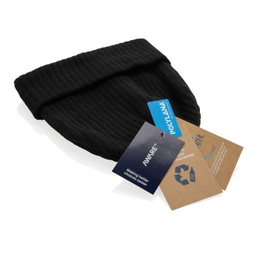 Logotrade advertising product picture of: Pryor AWARE™ Polylana® beanie with cuff