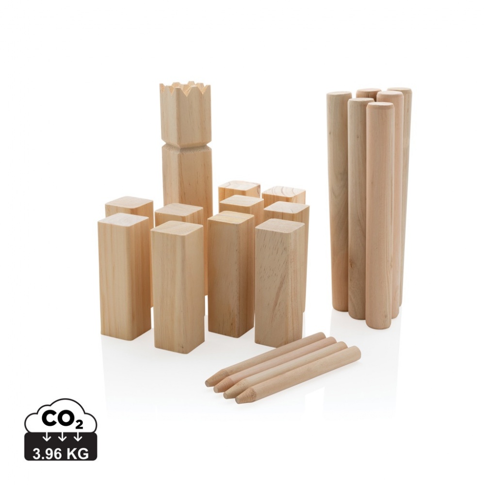 Logo trade corporate gifts picture of: Wooden kubb set