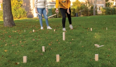 Logo trade business gift photo of: Wooden kubb set