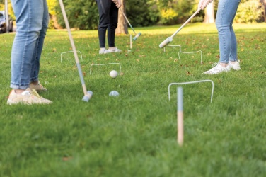 Logo trade promotional products picture of: Wooden croquet set