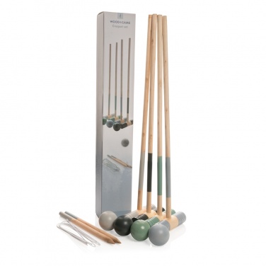 Logotrade promotional gifts photo of: Wooden croquet set