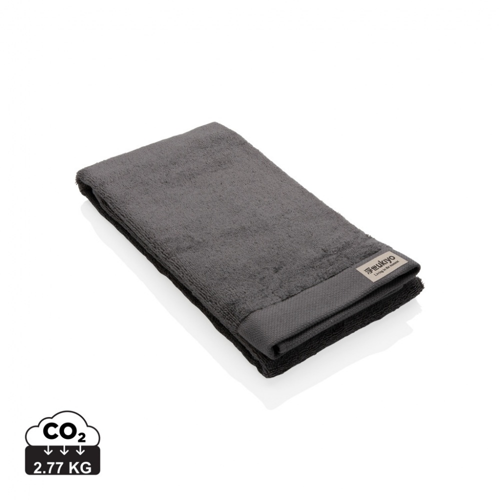 Logo trade promotional items image of: Ukiyo Sakura AWARE™ 500 gsm bath towel 50x100cm