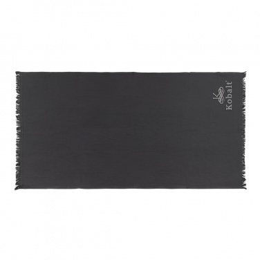 Logo trade business gift photo of: Ukiyo Keiko AWARE™ solid hammam towel 100x180cm