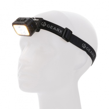 Logotrade promotional product image of: Gear X RCS rPlastic heavy duty head torch