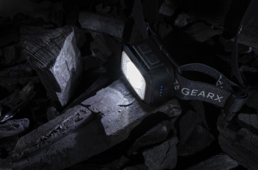 Logo trade advertising products picture of: Gear X RCS rPlastic heavy duty head torch