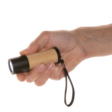 Logotrade business gifts photo of: Bamboo and RCS certfied recycled plastic torch