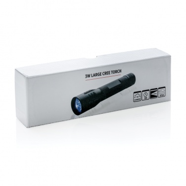 Logo trade corporate gifts image of: 3W large CREE torch
