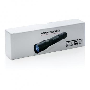 Logotrade promotional products photo of: 3W large CREE torch