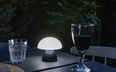 Logo trade promotional giveaway photo of: Luming RCS recycled plastic USB re-chargeable table lamp