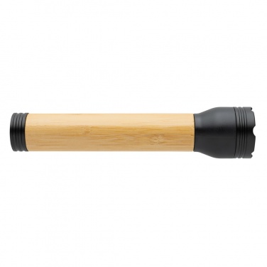 Logotrade promotional giveaway picture of: Lucid 5W RCS certified recycled plastic & bamboo torch