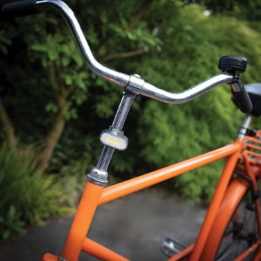 Logotrade promotional giveaway picture of: Lumino RCS recycled plastic USB re-chargeable bike light set