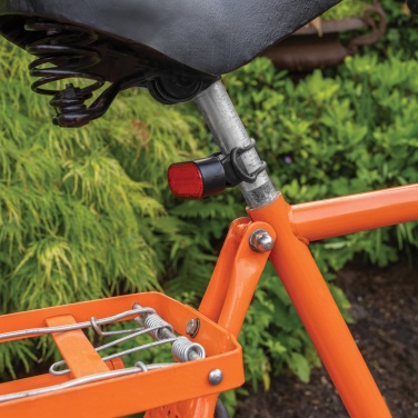Logotrade promotional merchandise photo of: Lumino RCS recycled plastic USB re-chargeable bike light set