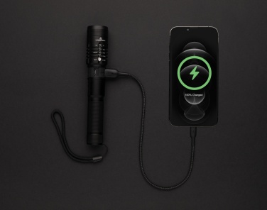 Logo trade advertising product photo of: Gear X USB re-chargeable torch