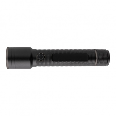 Logo trade promotional gifts picture of: Gear X RCS recycled aluminum USB-rechargeable torch large