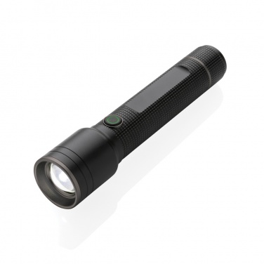 Logotrade advertising products photo of: Gear X RCS recycled aluminum USB-rechargeable torch large