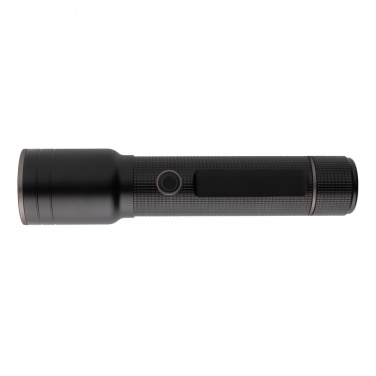 Logo trade advertising product photo of: RCS recycled aluminum USB-rechargeable heavy duty torch