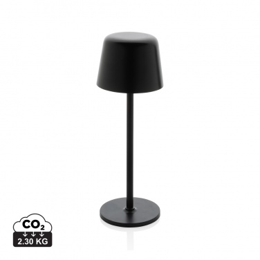 Logo trade promotional items picture of: Zenic RCS recycled plastic USB re-chargable table lamp