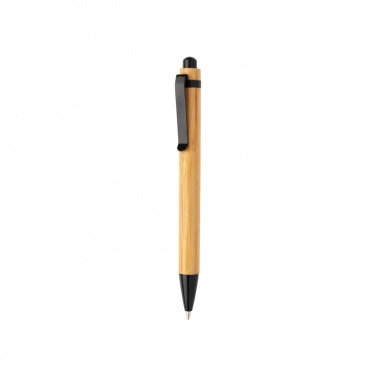 Logo trade promotional giveaways picture of: Bamboo pen