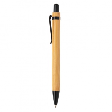 Logo trade promotional items image of: Bamboo pen