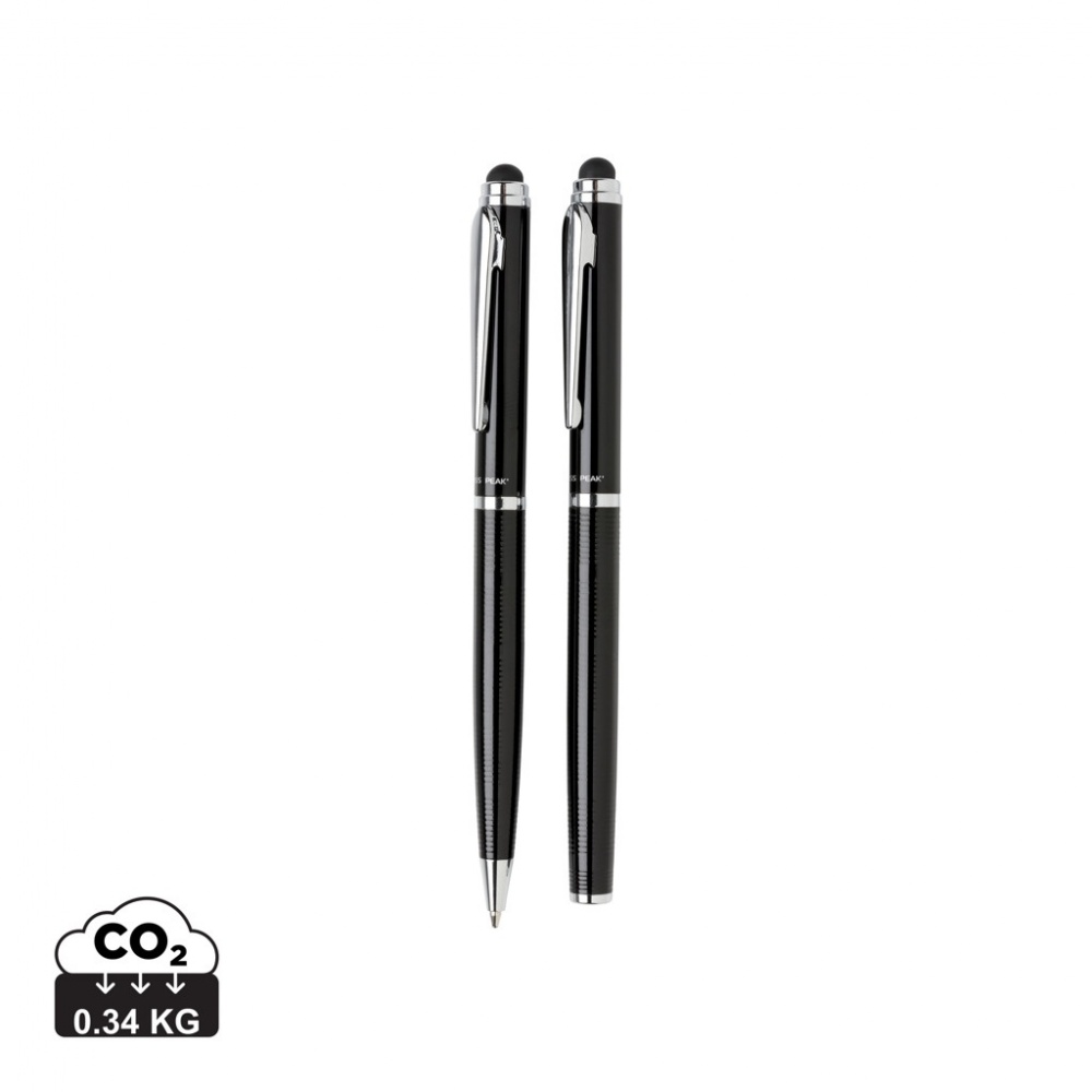 Logo trade corporate gifts picture of: Swiss Peak deluxe pen set