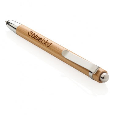 Logo trade advertising products picture of: Bamboo stylus pen