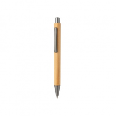 Logo trade advertising product photo of: Slim design bamboo pen