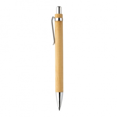 Logo trade promotional merchandise photo of: Pynn bamboo infinity pen