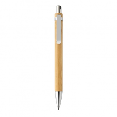 Logo trade promotional gift photo of: Pynn bamboo infinity pen