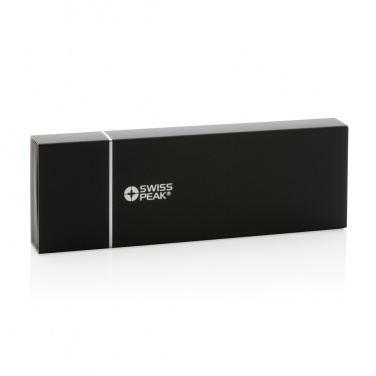 Logo trade promotional giveaways picture of: Swiss Peak deluxe pen set in PU pouch