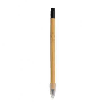 Logo trade promotional giveaway photo of: Bamboo infinity pencil with eraser