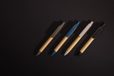 Logo trade promotional merchandise photo of: Write responsible recycled paper barrel pen
