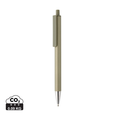 Logo trade promotional giveaways picture of: Amisk RCS certified recycled aluminum pen