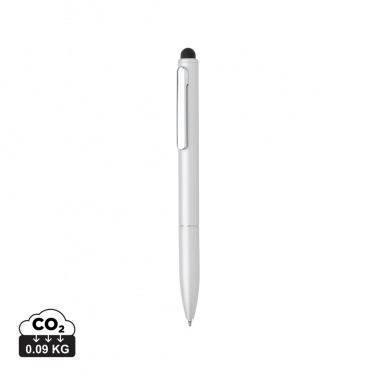 Logotrade promotional merchandise picture of: Kymi RCS certified recycled aluminium pen with stylus