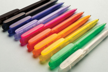 Logo trade promotional merchandise photo of: Devin GRS certified RABS pen transparent