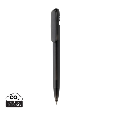 Logotrade promotional products photo of: Devin GRS certified RABS pen transparent