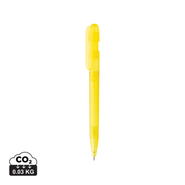 Logotrade promotional gift image of: Devin GRS certified RABS pen transparent