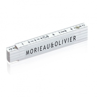 Logo trade promotional giveaway photo of: Fibreglass folding rule