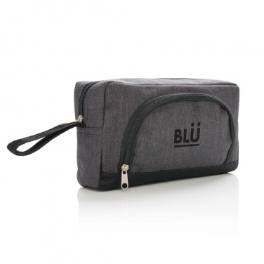 Logo trade advertising products image of: Classic two tone toiletry bag