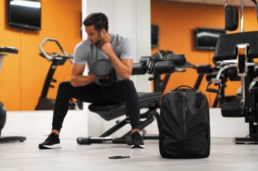 Logo trade advertising products image of: Backpack Flex Gym