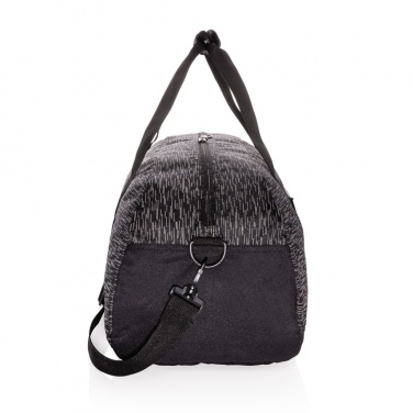 Logotrade promotional item image of: AWARE™ RPET Reflective weekend bag