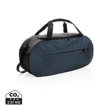 Logotrade promotional giveaway image of: Impact AWARE™ RPET modern sports duffel