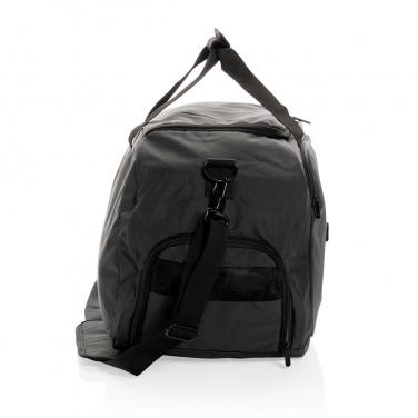 Logo trade promotional giveaway photo of: Swiss Peak AWARE™ RPET sports duffel bag