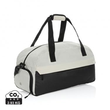 Logo trade business gifts image of: Kazu AWARE™ RPET basic weekend duffel
