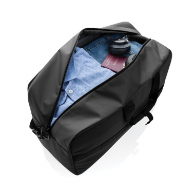 Logo trade business gifts image of: Armond AWARE™ RPET weekend duffel bag