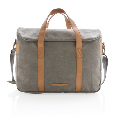 Logotrade promotional merchandise image of: Canvas laptop bag PVC free