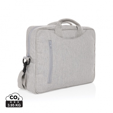 Logo trade corporate gifts picture of: Laluka AWARE™ recycled cotton 15.4 inch laptop bag