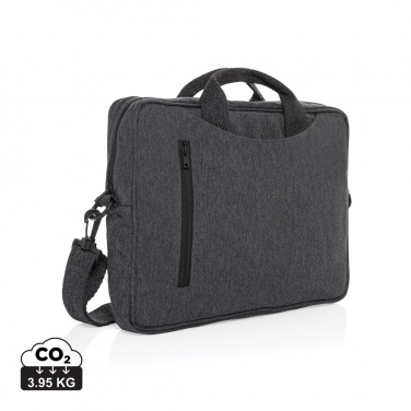 Logo trade promotional merchandise photo of: Laluka AWARE™ recycled cotton 15.4 inch laptop bag