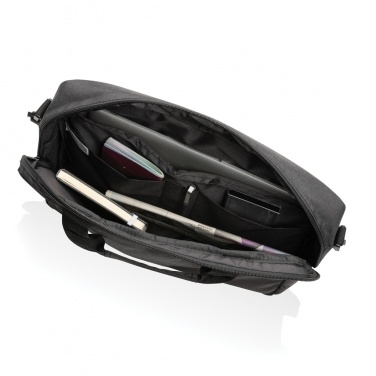 Logo trade corporate gift photo of: Kazu AWARE™ RPET basic 15.6 inch laptop bag
