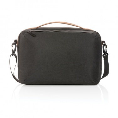 Logo trade promotional gift photo of: Impact AWARE™ 300D two tone deluxe 15.6" laptop bag